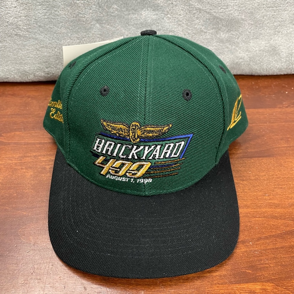 Vtg 90’s Logo Athletic Nascar Racing Hat 1998 Brickyard 400 Embroidered Limited